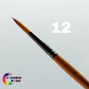 قلم مو گرد شماره 12