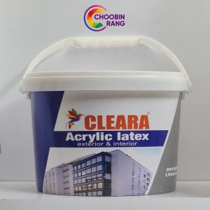 رنگ اکریلیک مشکی گالن کلرا (نما)