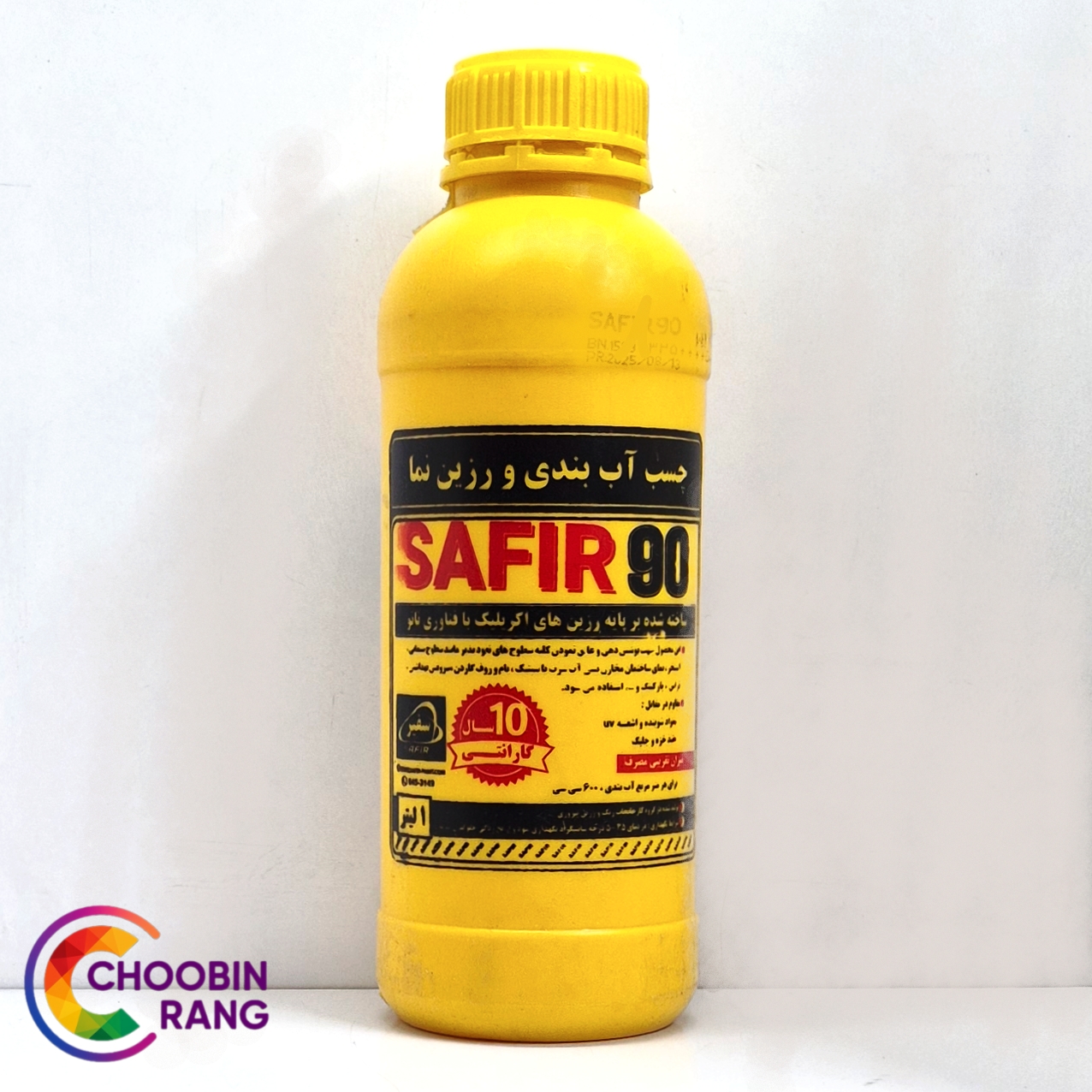 چسب آب بندی و رزین نما یک لیتری سفیر 90 چسب آب بندی و رزین نما یک لیتری سفیر 90